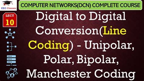 L10: Digital to Digital Conversion(Line Coding) .
